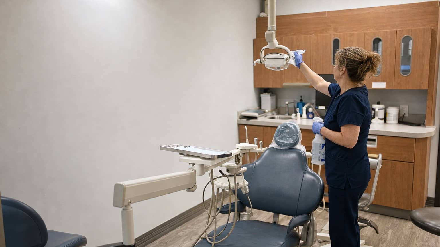 Dental Office cleaning by Premier Building Services